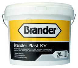 [184967] BRANDER PLAST KV standaard wit 20kg