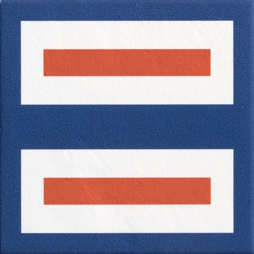 [NDM28] MUTINA MATTONELLE MARGHERITA 20,5x20,5 Double Red (0,67m²/16st/doos)