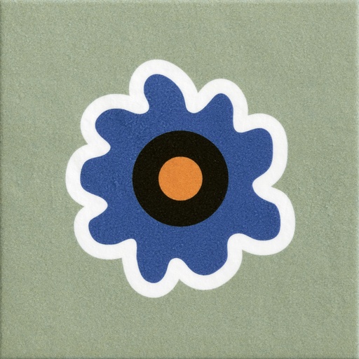 [NDM54] MUTINA MATTONELLE MARGHERITA 20,5x20,5 Flower Green (0,67m²/16st/doos)