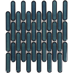 [SEO23625] TMF SEVILLA OVAL FINGER (SEO23625) Kit-Kat Oval Azure Blue speckle Glossy 23x98x6mm (0,90m²/10vel/doos)