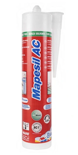 [4812391IT] MAPESIL AC 123 Ancient White koker 310ml (12st/ds)