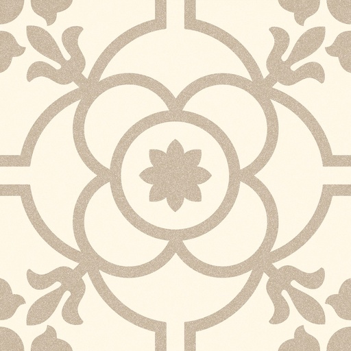 [VS0120] CX 20x20 Vives Svenska Blomknopp Bone (1m²/25st/doos)