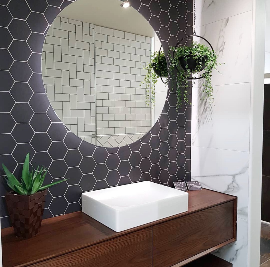 WINCKELMANS HEXAGONE 10cm 9mm Noir (0,42m²/46st/doos)