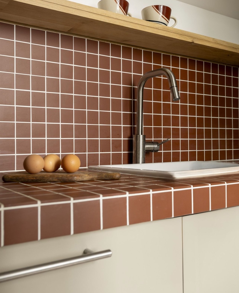 WINCKELMANS 5x5 Rouge (1,01m²/10vel/doos) (net achterzijde)