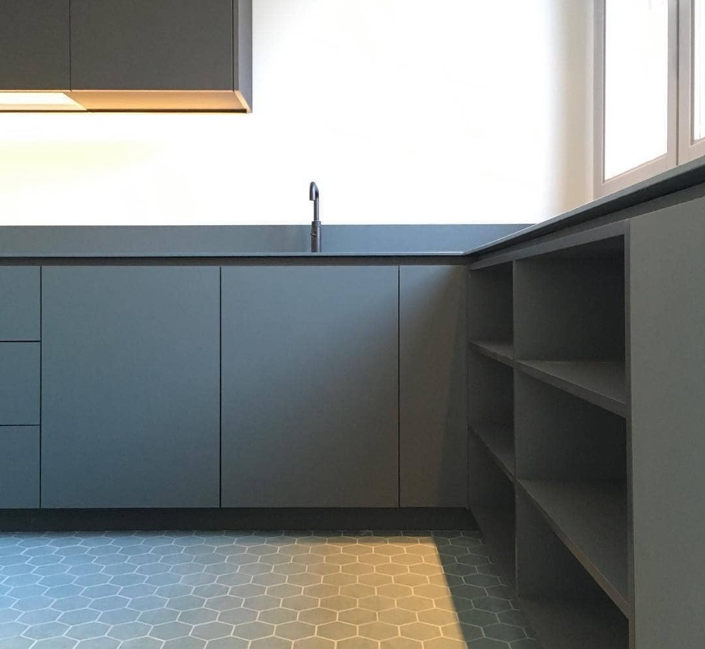 WINCKELMANS HEXAGONE 10cm 9mm Vert Uni (0,42m²/46st/doos)