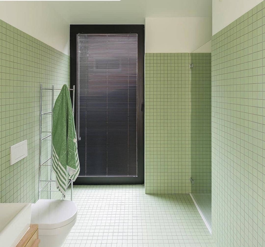 WINCKELMANS 5x5 Pistache (1,01m²/10vel/doos) (net achterzijde)