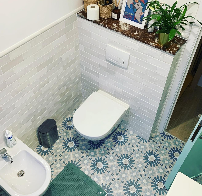 CX 20x20 Revoir Paris La Madeleine Syrah Bleu (1m²/25st/doos)