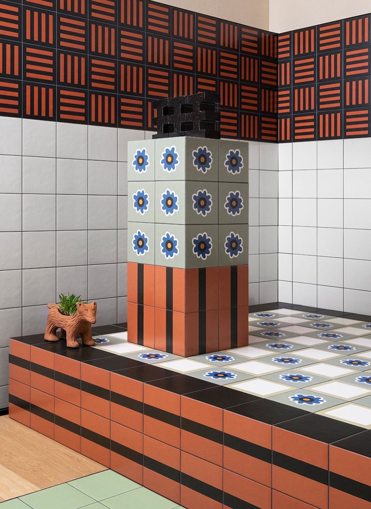 MUTINA MATTONELLE MARGHERITA 20,5x20,5 Stripes (0,67m²/16st/doos)