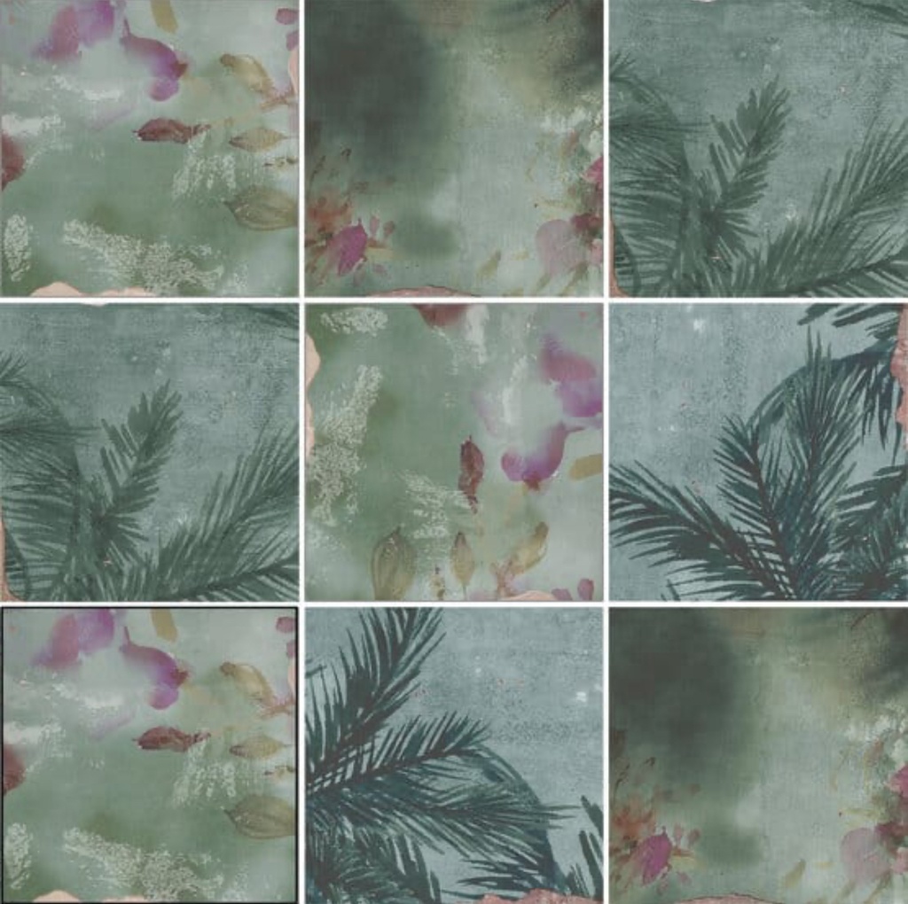 CX 13x13 Carmen Souk Kasbah Turquesa Mix  (0,51m²/30st/doos)