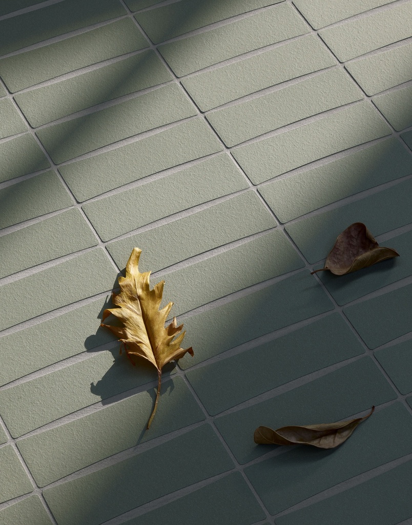 MUTINA OSSO&BOTONE 7,5x23,1x1 Osso L Verde (0,52m²/30st/doos)