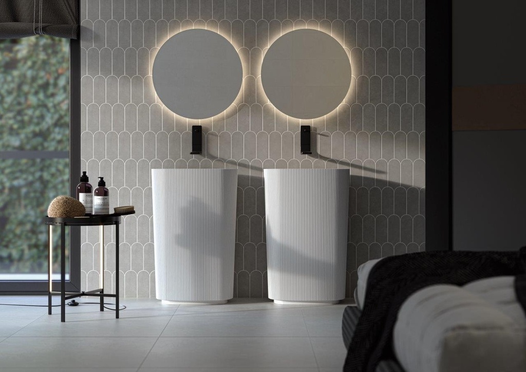 CX 8x12,5 Heritage Alure Scale White Mate (0,53m²/36st/doos)