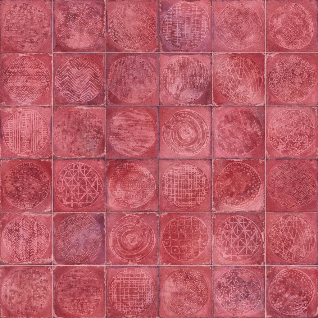 CX 20x20 Vives  Luca Carlo Granate (1m²/25st/doos)