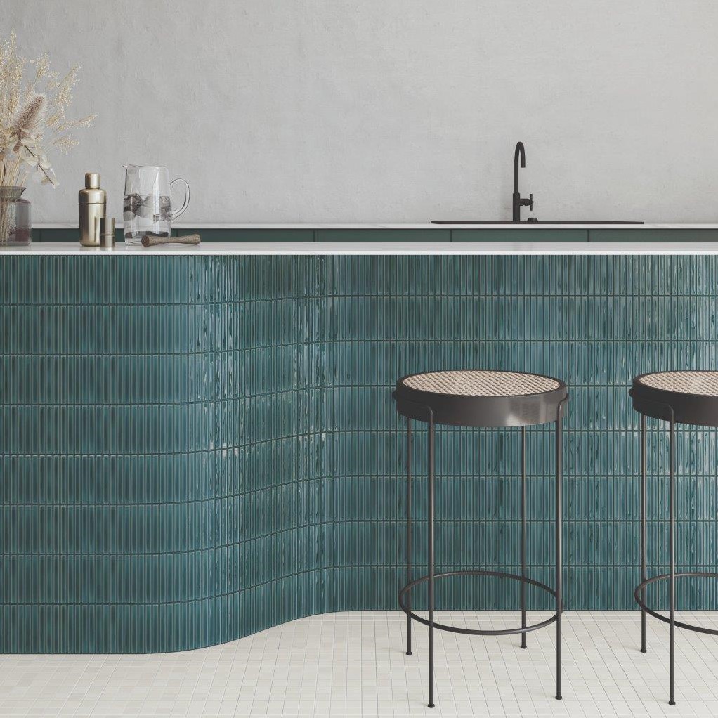 CX 12,5x25 Wow Sweet Bars Peacock Blue (0,438m²/14st/doos)