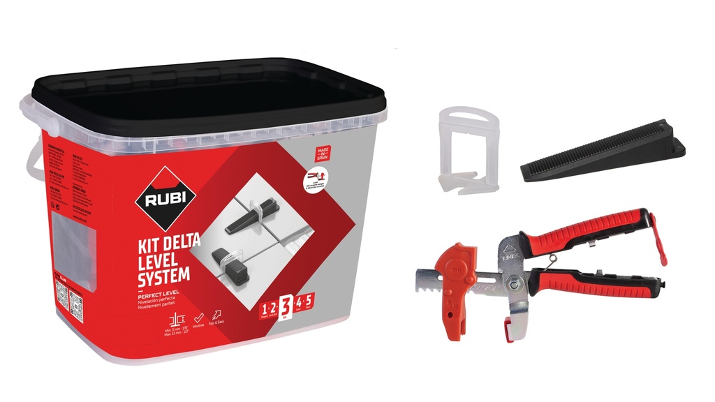 RUBI Delta level systeem 1,5 mm