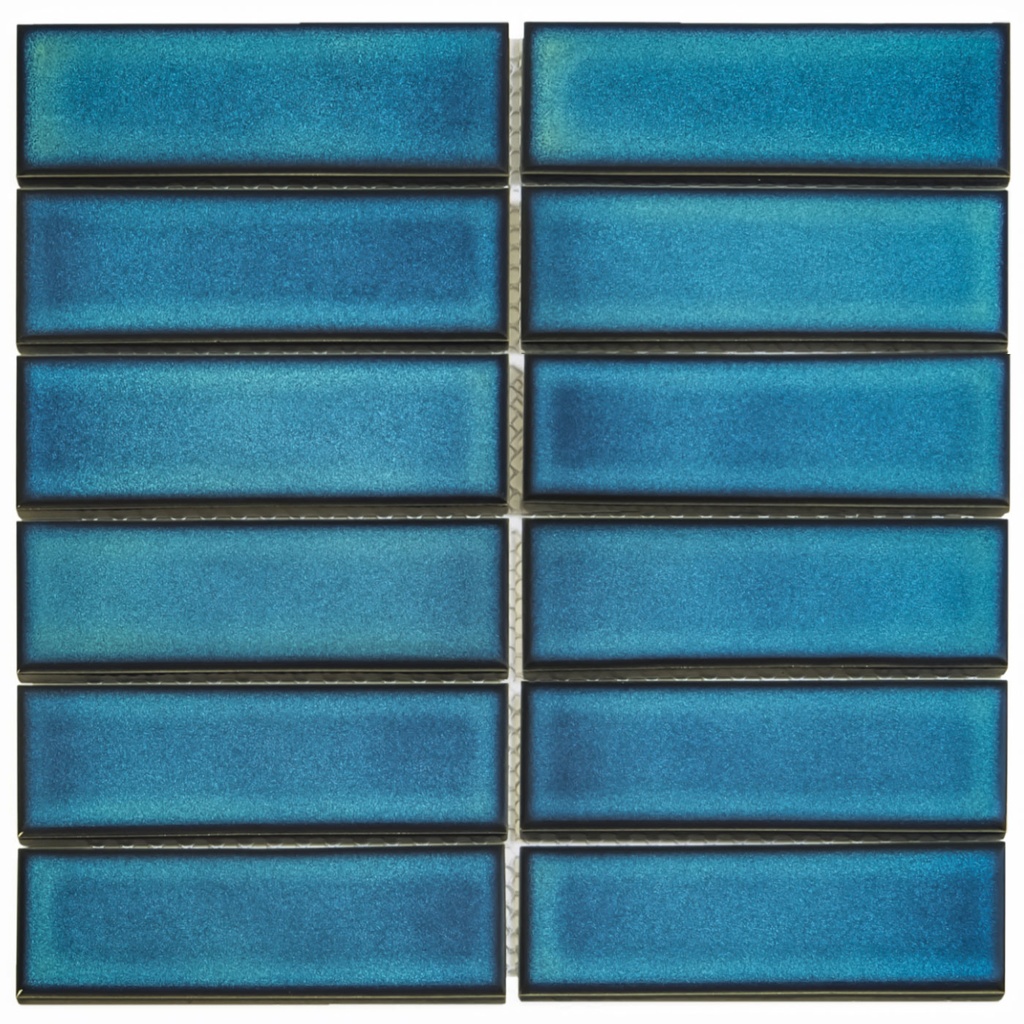 TMF BARCELONA (AF45625) Rechthoek Azuur Blauw 45x145mm (0,86m²/10vel/doos)