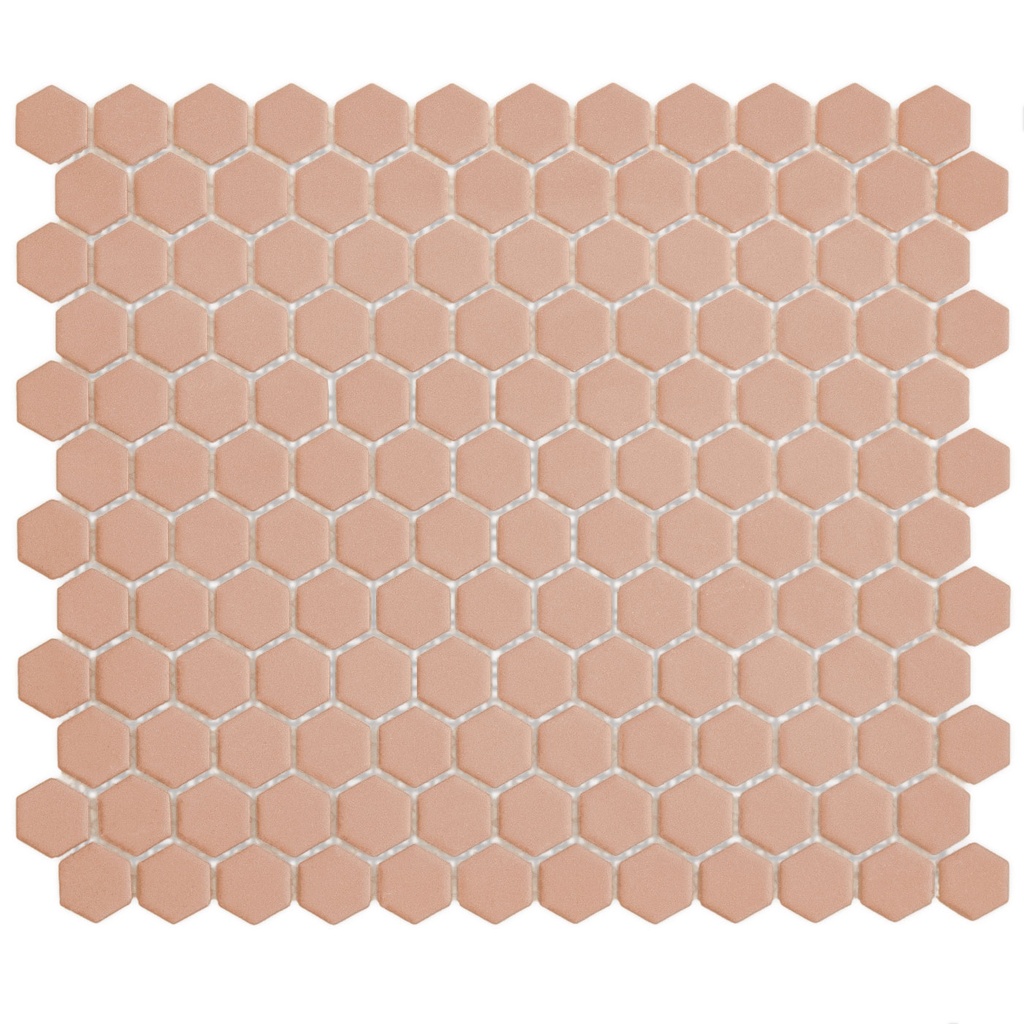 TMF BARCELONA (HM23080) Hexagon Royal Peach Matt 23x26mm (0,78m²/10vel/doos)