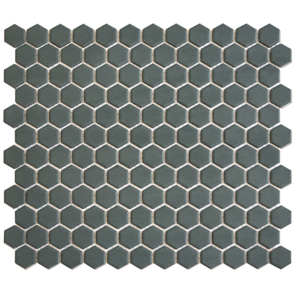 TMF BARCELONA (HM23550) Hexagon Camo Green Matt 23x26mm (0,78m²/10vel/doos)