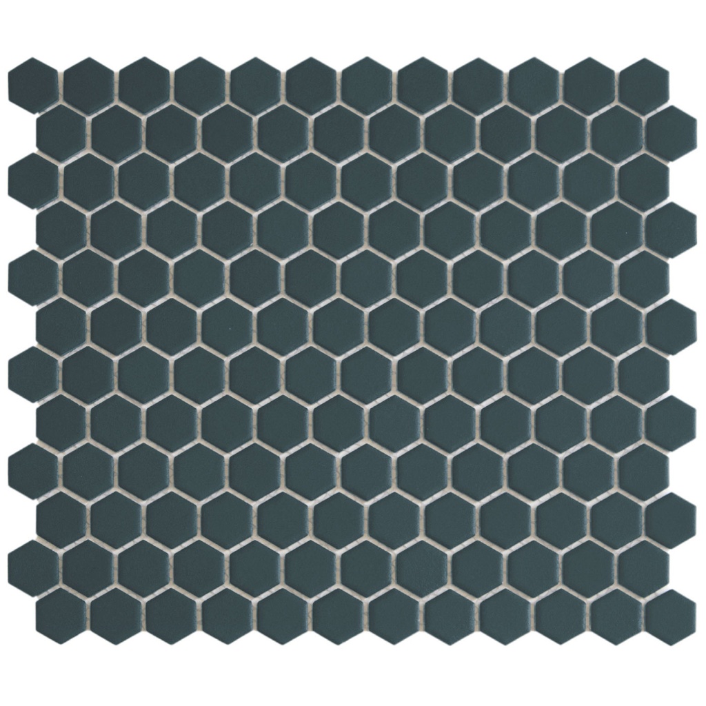 TMF BARCELONA (HM23710) Hexagon Navy Blue Matt 23x26mm (0,78m²/10vel/doos)