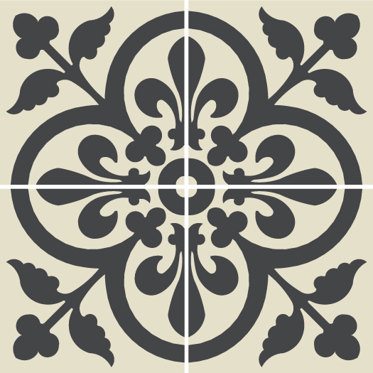 WINCKELMANS DECORATED TILES 15x15 Anvers (BAU/NOI)(0,54m²/24st/doos)