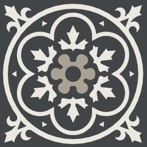 WINCKELMANS DECORS 7x7 ENC-09 (NOI/GRP/BAS) (per stuk)