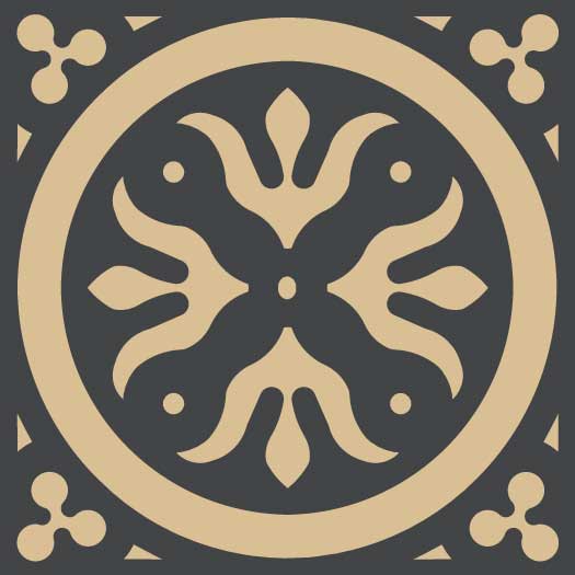 WINCKELMANS DECORS 10x10 ENC-11 (NOI/COG) (per stuk)