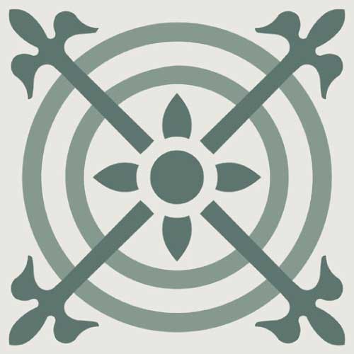 WINCKELMANS DECORS 10x10 ENC-13 (BAS/VEF/VEU) (per stuk)