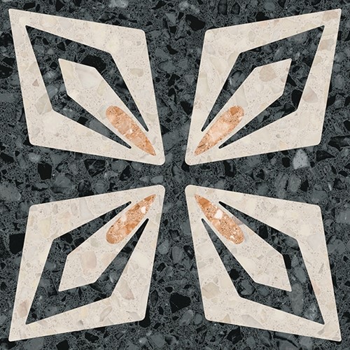 CX 20x20 Vives Niza Vietri-R Negro (1m²/25st/doos)