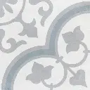 NOHA TARIFA 22,3x22,3 Silver Ornate (0,65m²/13st/doos)