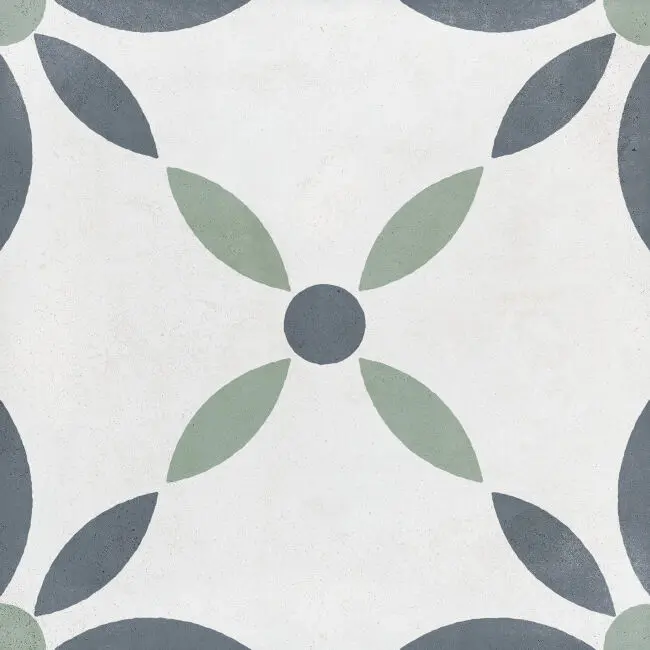 NOHA TARIFA 22,3x22,3 White Flower (0,65m²/13st/doos)