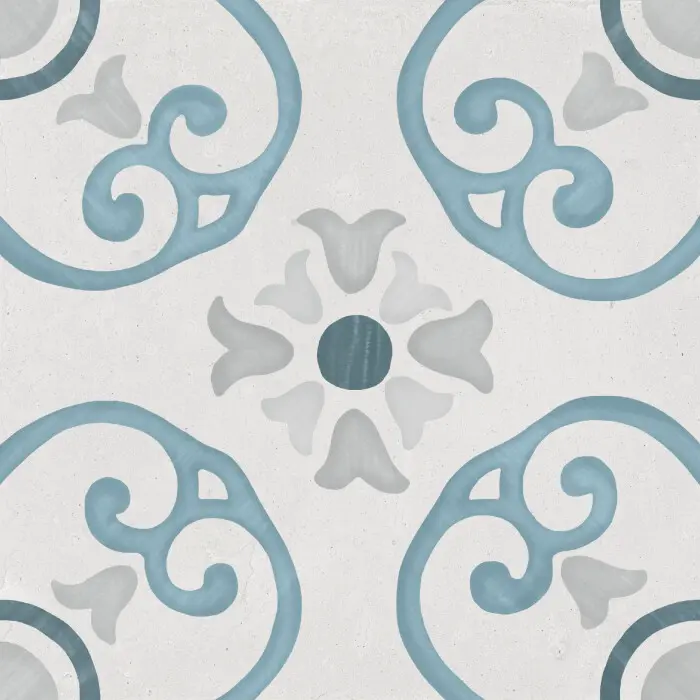NOHA SHARQ 22,3x22,3 Blue Dhalia (0,65m²/13st/doos)