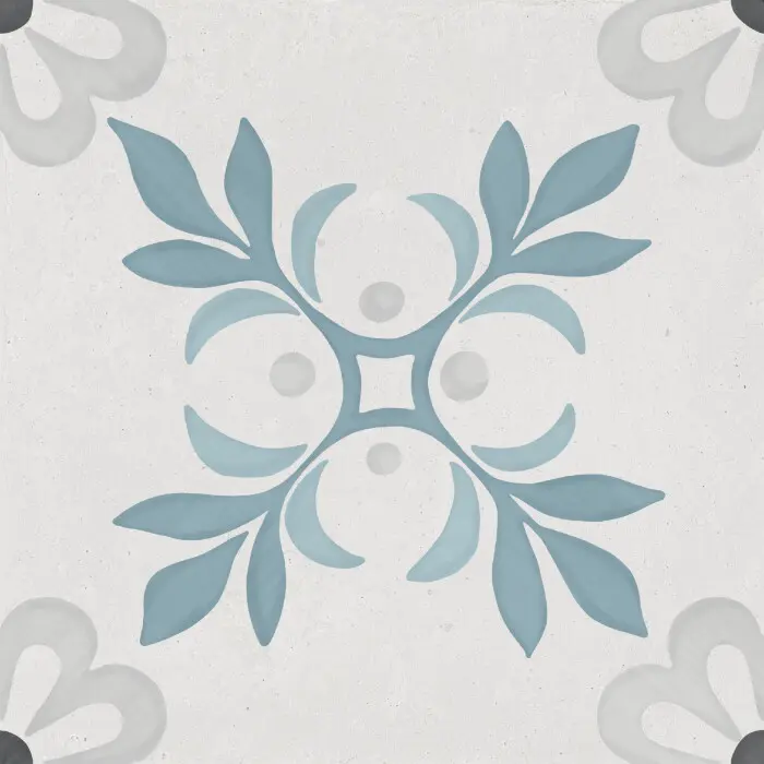 NOHA SHARQ 22,3x22,3 Blue Garden (0,65m²/13st/doos)