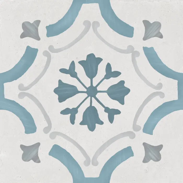 NOHA SHARQ 22,3x22,3 Blue Ornate (0,65m²/13st/doos)