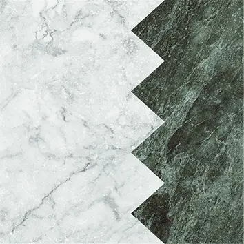 41ZERO42 DANDY 18,6x18,6 Comb White_Green (0,45m²/13st/doos)