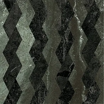 41ZERO42 DANDY 18,6x18,6 Ribbon Green_ Black (0,45m²/13st/doos)