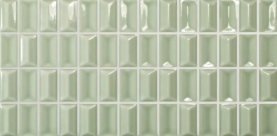 CX 12,5x25 Wow 3D Bars Diamond Jade Gloss (0,406m²/13st/doos)