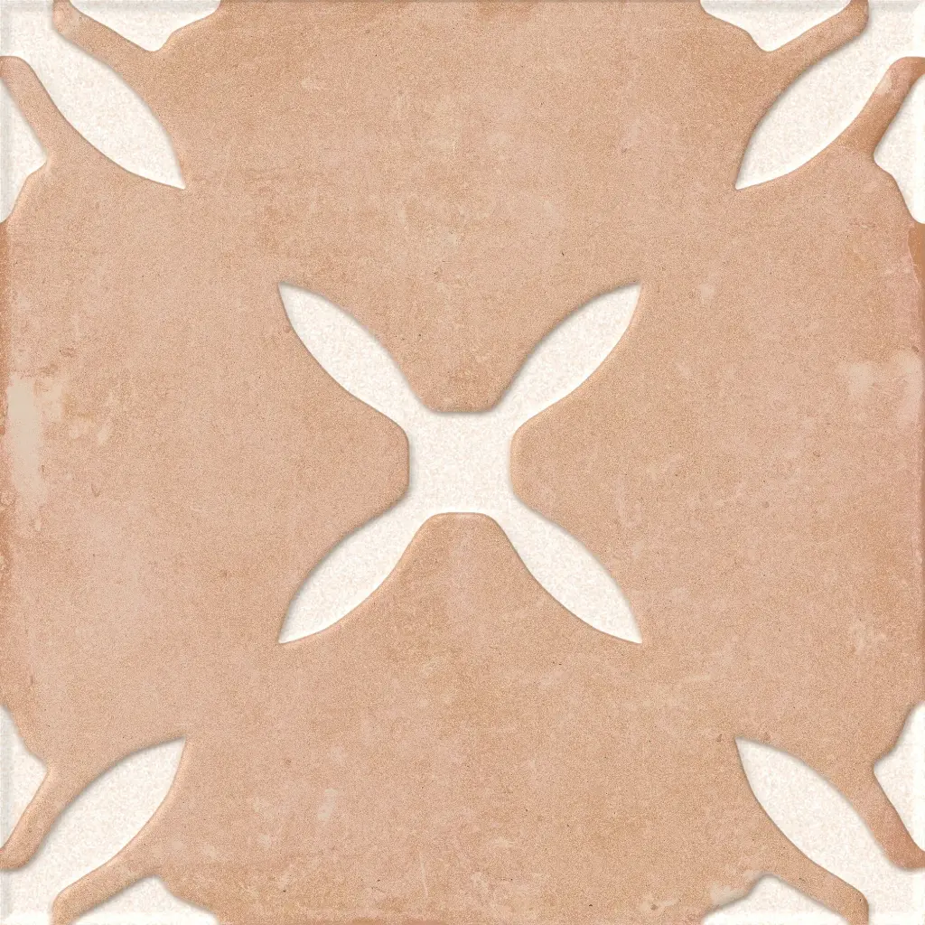 NOHA GAYA 22,3x22,3 Clay Flower (0,65m²/13st/doos)