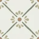 NOHA ARLES 22,3x22,3 Green Flower (0,65m²/13st/doos)