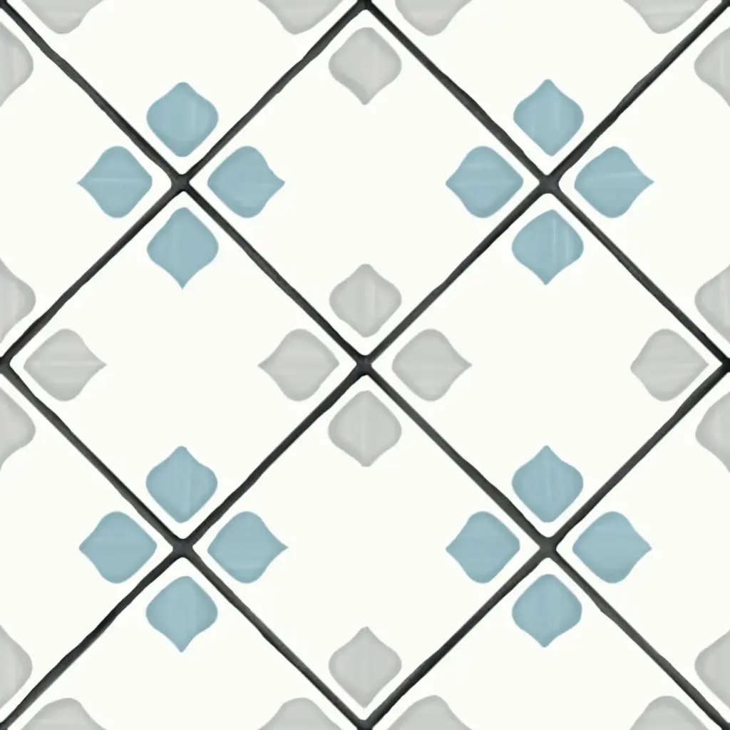 NOHA MEDINA 12,3x12,3 Silver Rhomb (0,51m²/34st/doos)