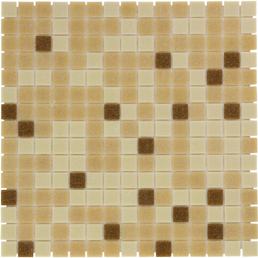 TMF AMSTERDAM (GM55) Vierkant Bruin Mix 20x20x4mm (1,04m²/10vel/doos)