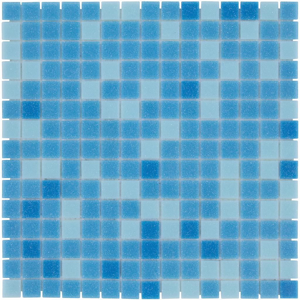 TMF AMSTERDAM (GM57) Vierkant Blauw Mix 20x20x4mm (1,04m²/10vel/doos)