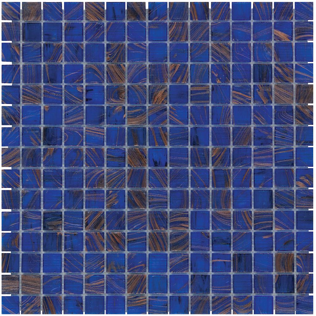 TMF AMSTERDAM (GMG661) Vierkant Midden Blauw 20x20x4mm (1,04m²/10vel/doos)