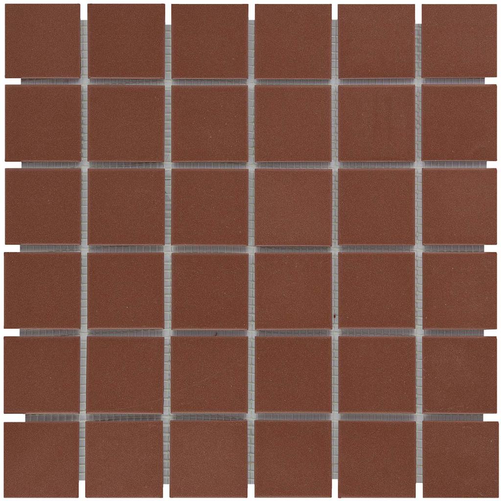 TMF LONDON (LO1040) Vierkant Rood 48x48mm (0,96m²/10vel/doos)