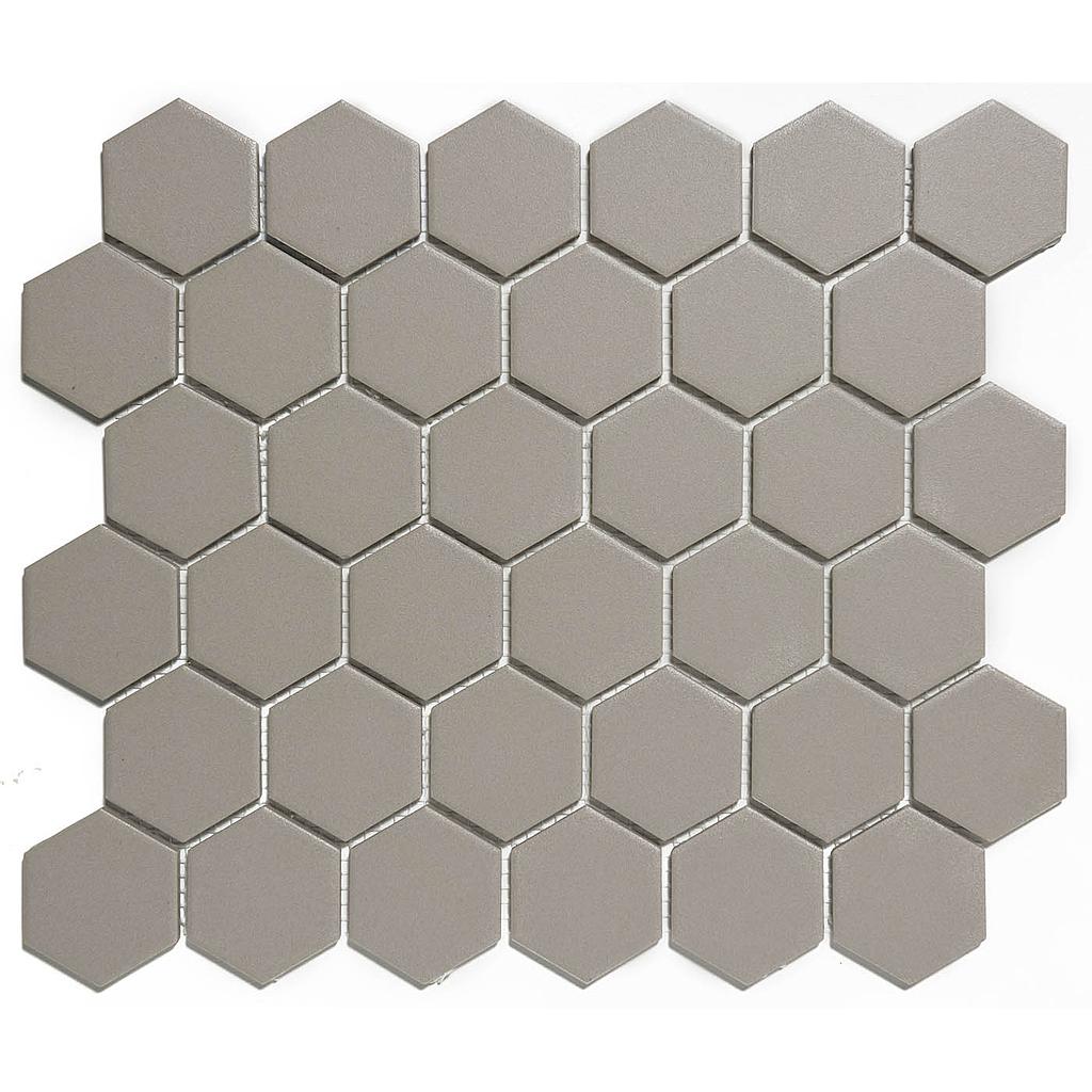 TMF LONDON (LOH1029) Hexagon Grijs 51x59mm (0,91m²/10vel/doos)