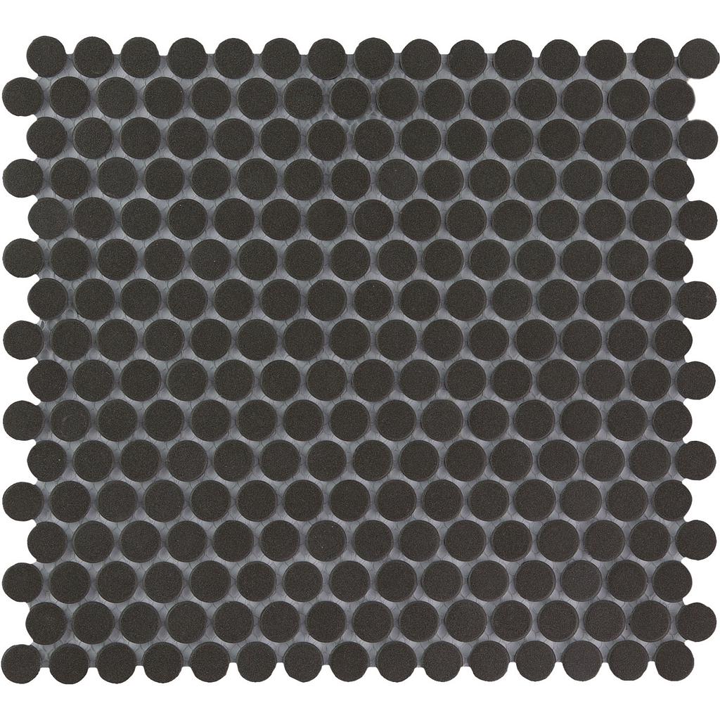 TMF LONDON (LOP2017) Rond Zwart 19x5,5mm (0,93m²/10vel/doos)