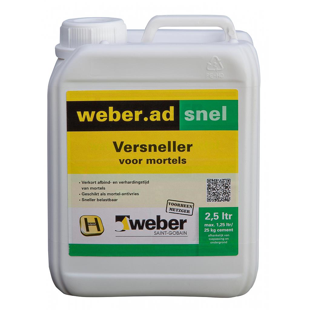 WEBER.AD SNEL VERSNELLER 2.5 ltr