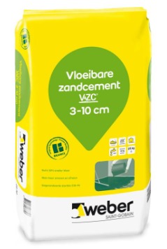 WEBER.FLOOR VLOEIBARE ZANDCEMENT VZC 25kg