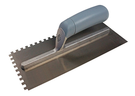 SUPER PROF Lijmspaan ECO 280x120mm RVS, 10x10mm