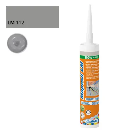 MAPESIL LM 112 Medium Grey/Medium Grijs koker 310ml (12st/ds)