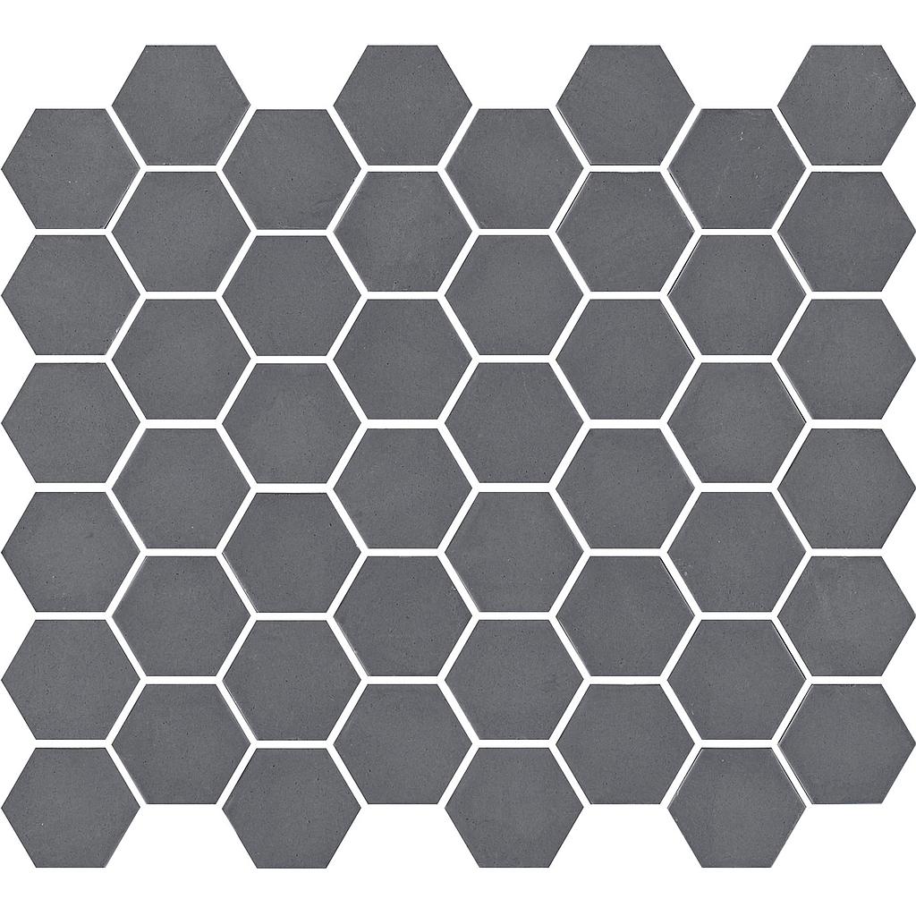 TMF VALENCIA (VAL22M) Hexagon Grijs 43x49x5mm (1m²/11vel/doos)