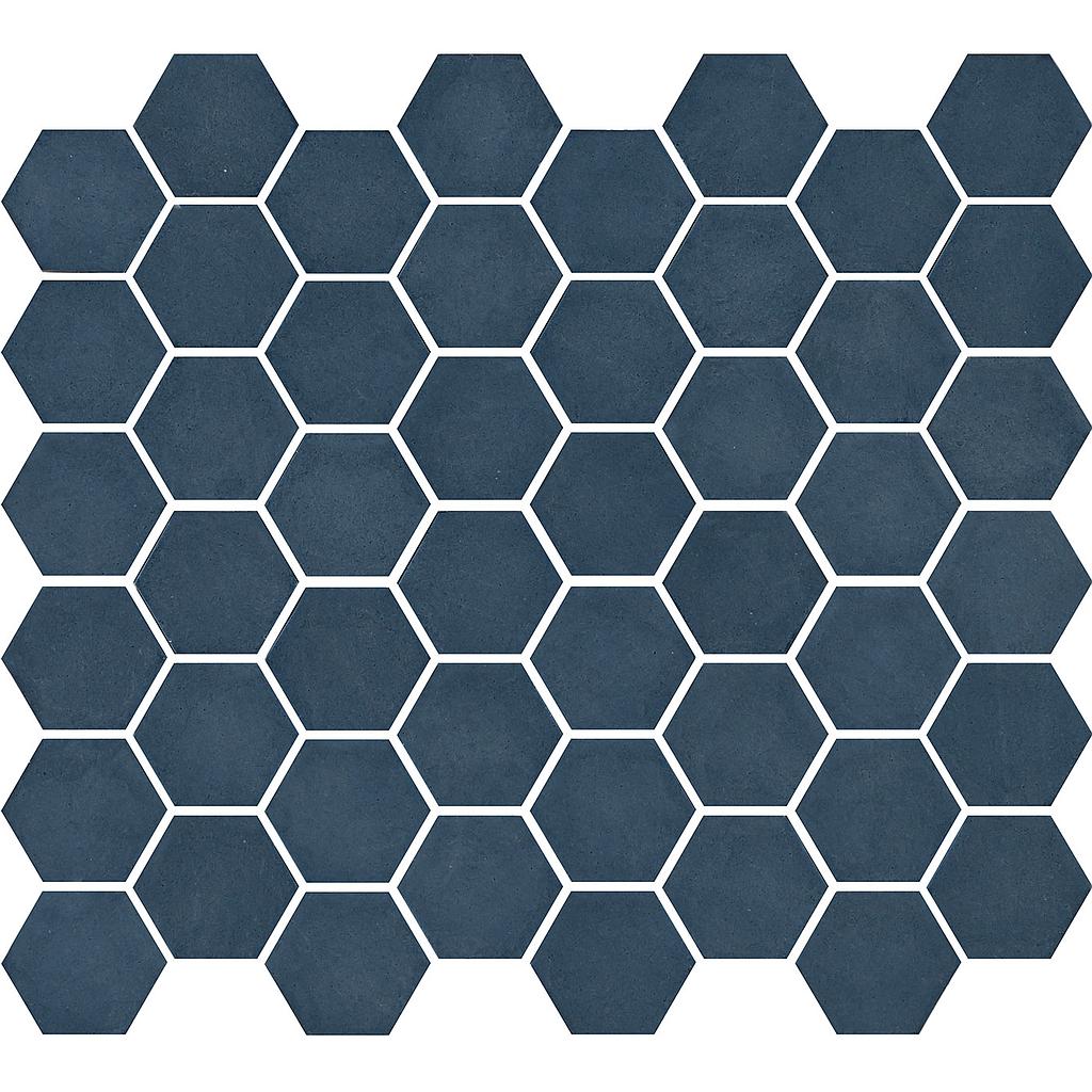 TMF VALENCIA (VAL65M) Hexagon Blauw 43x49x5mm (1m²/11vel/doos)